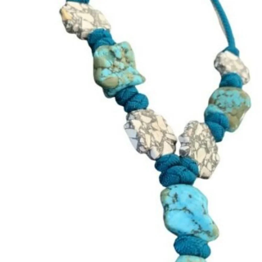 Bohemian Beaded Tassel Necklace - Picture 3 of 4